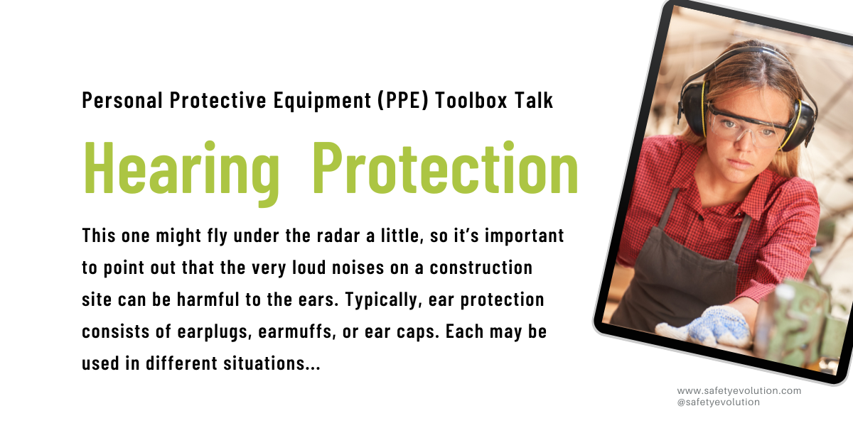 Personal Protective Equipment (PPE) Toolbox Talk